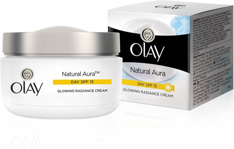 OLAY Natural Aura Day Cream with Vitamin B3, Pro B5, E and SPF 15 Price in India