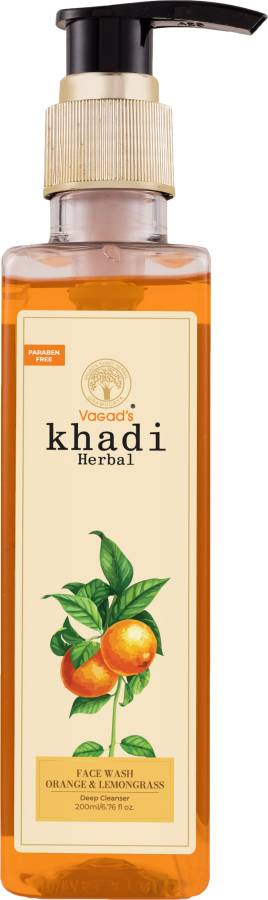 vagad's khadi Orange & Lemongrass Facewash Face Wash Price in India