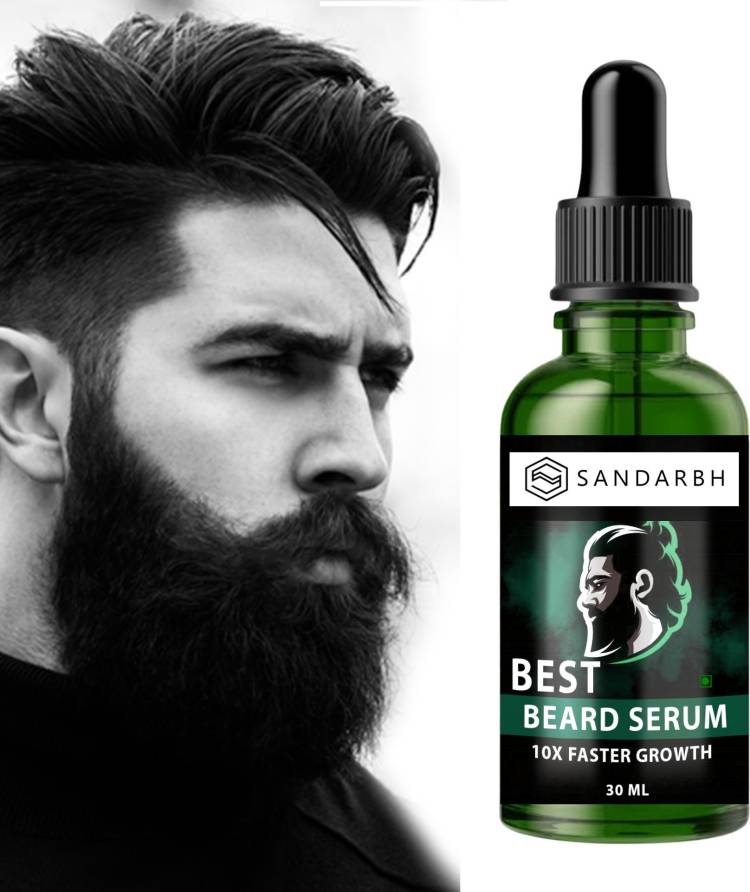 Sandarbh Beard Growth Oil - More Beard Growth, With Redensyl, 8 Natural Oils including Jojoba Oil, Vitamin E, Nourishment & Strengthening, No Harmful Chemical Hair Oil Price in India