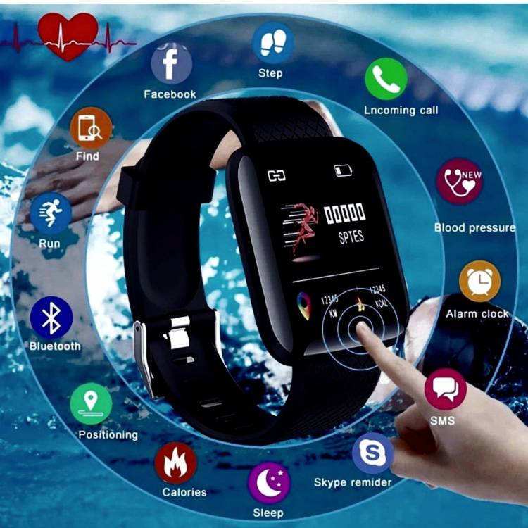 Malhotra enterprises ID116plus better quality bluetooth watch Smartwatch Price in India