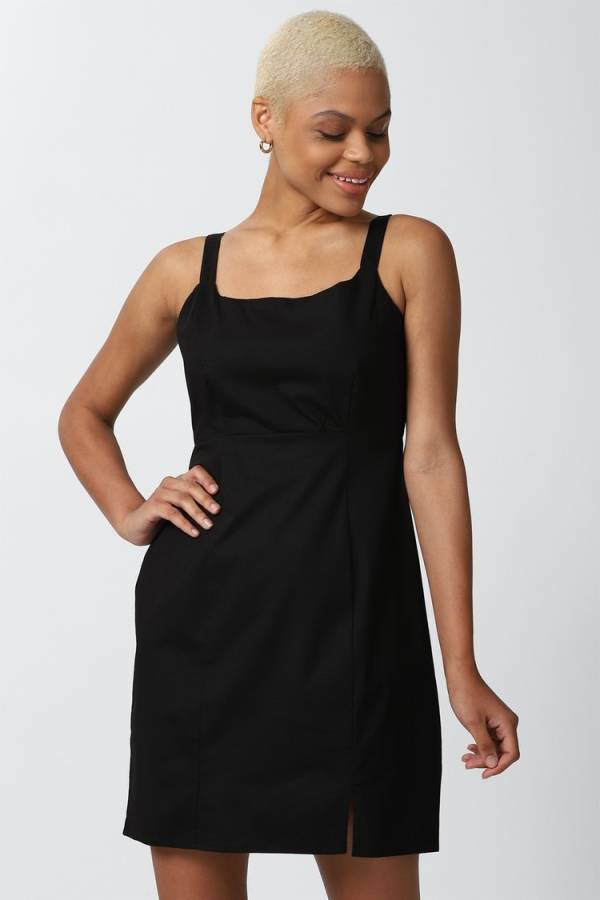 Women Bodycon Black Dress Price in India