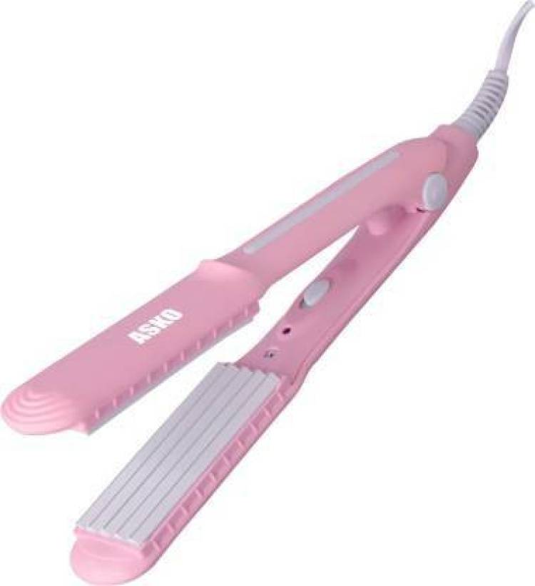 ASKO AK8006 Professional Hair Crimper Beveled edge for Crimping, Styling and volumizing with Ceramic Technology for gentle and frizz-free Crimping Electric Hair Styler Hair Styler Price in India