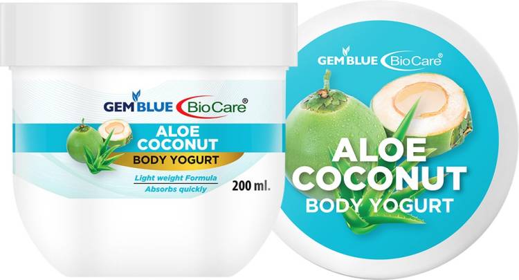 GEMBLUE BIOCARE Aloe Coconut Body yogurt , 200ml, PACK OF 1 Price in India