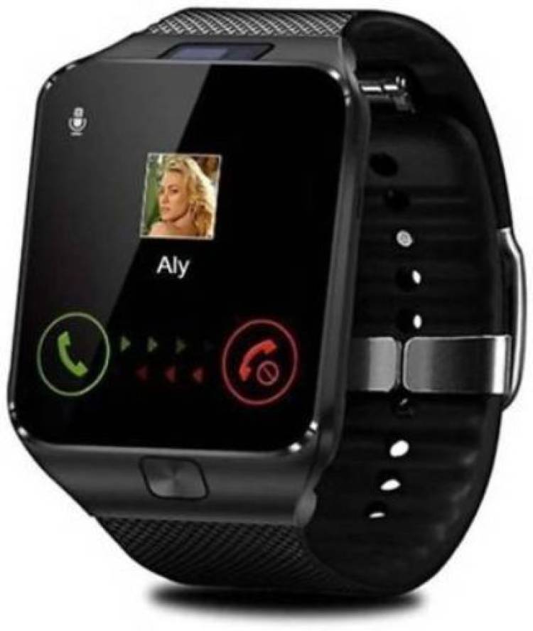 Anjali Enterprises DZ09 Bluetooth 4G Support Calling Camera Smartwatch with SD card sim supportA322 Smartwatch Price in India