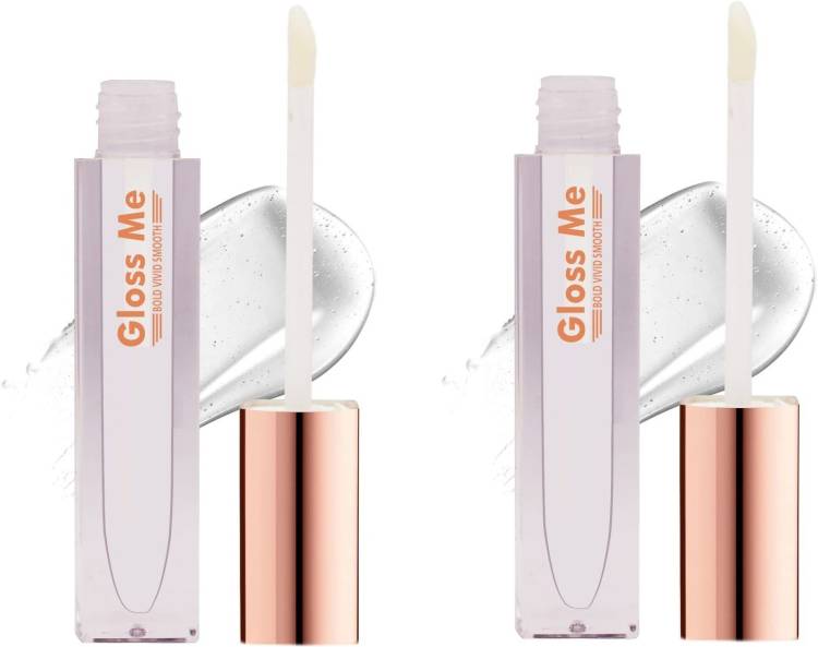 YAWI GLOSSY FINISH WATER PROOF TRANSPARENT CHARM LIP GLOSS PACK OF TWO Price in India