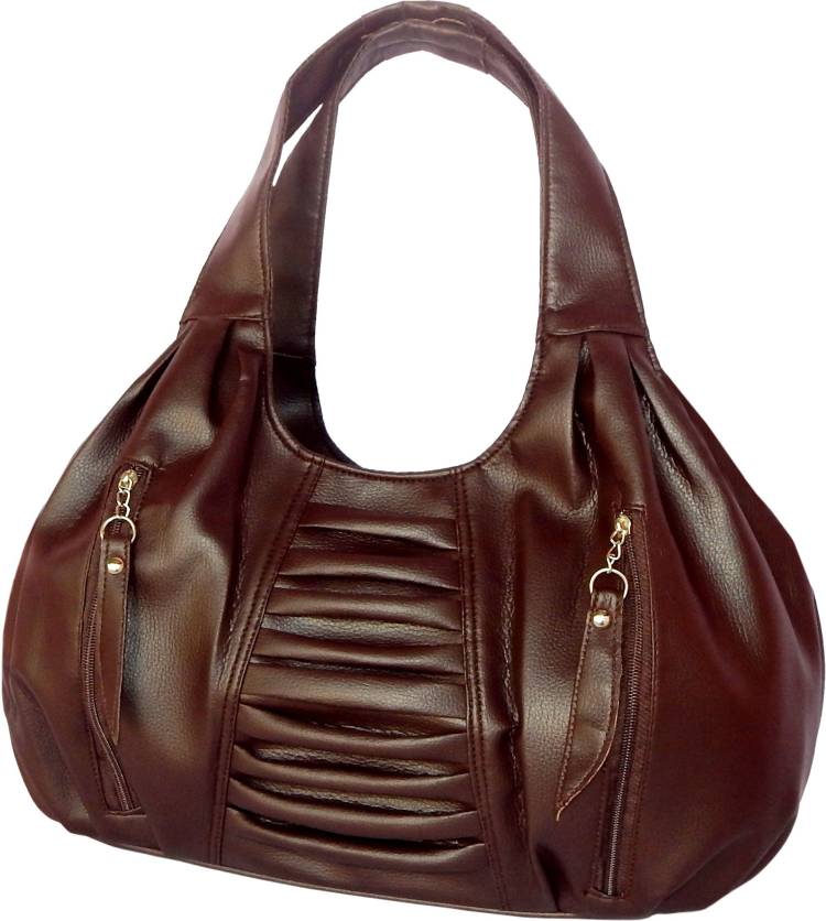 Women Brown Shoulder Bag - Extra Spacious Price in India