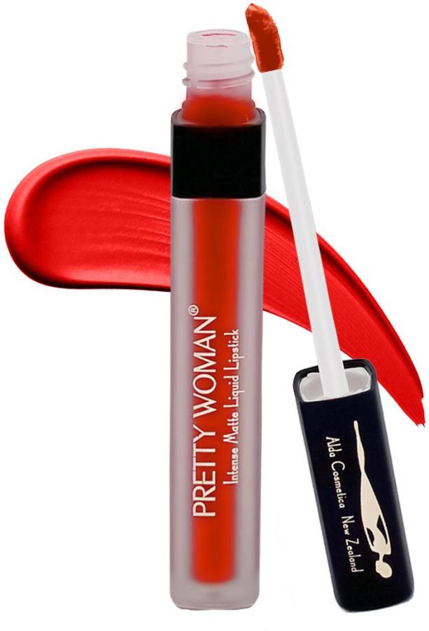 pretty woman Intense (Rust red)Matte Liquid Lipstick Long Lasting Mysterious Red Shade3, 3Ml Price in India