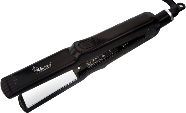 Abs Pro PROFESSIONAL 2 in 1 Straight and Curl SR - 11 Hair Straightener (Black,Silver) Hair Straightener Price in India