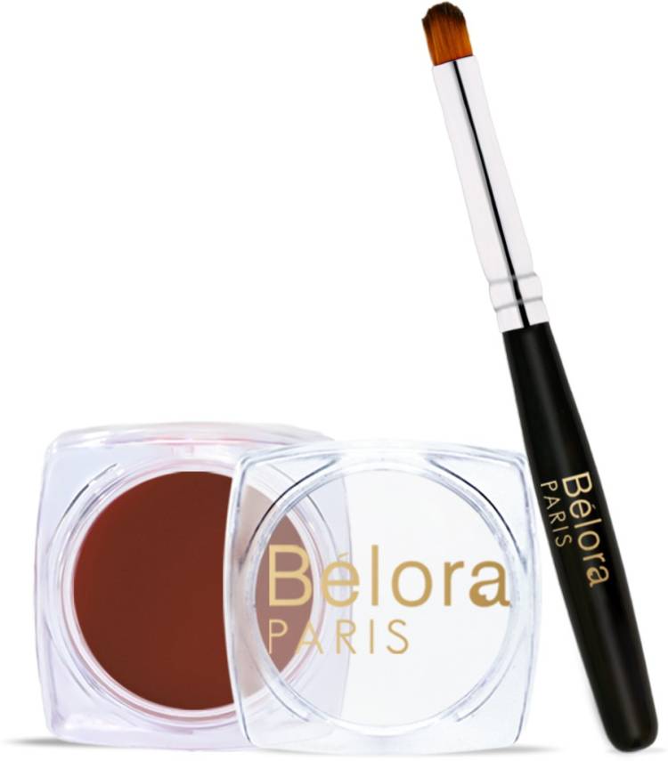 Belora Paris Paint & Pout- Lip & Cheek | Matte Finish | Vegan - Squirrel Brown Lip Stain Price in India