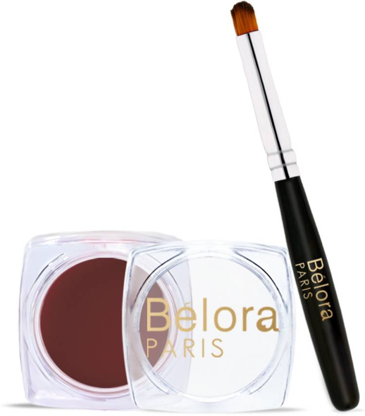 Belora Paris Paint & Pout- Lip & Cheek | Matte Finish | Vegan - Monkey Brown Lip Stain Price in India