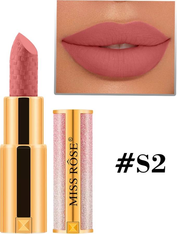 MISS ROSE Professional Sumdge Proof Long Lasting Creamy Matte Lipstick (Chance) Price in India