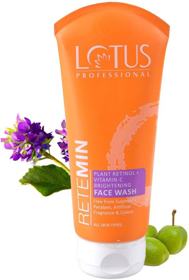 Lotus Professional Retemin Plant Retinol & Natural Vitamin C  | Whitening & Anti-Ageing Face Wash Price in India