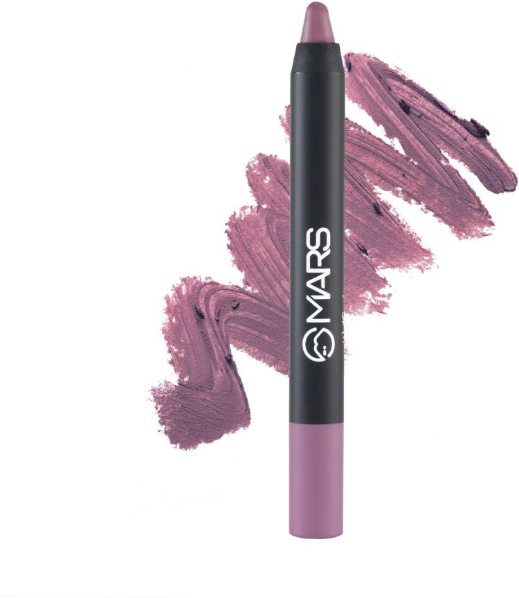 MARS Smudge Proof Long Lasting Matte Lip Crayon - LS14 Price in India