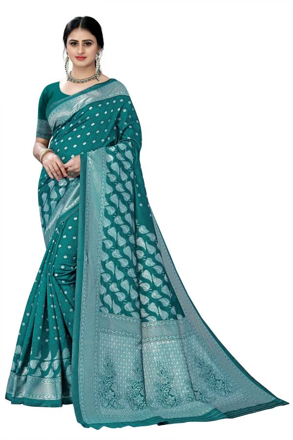Self Design, Woven Banarasi Art Silk, Cotton Silk Saree Price in India