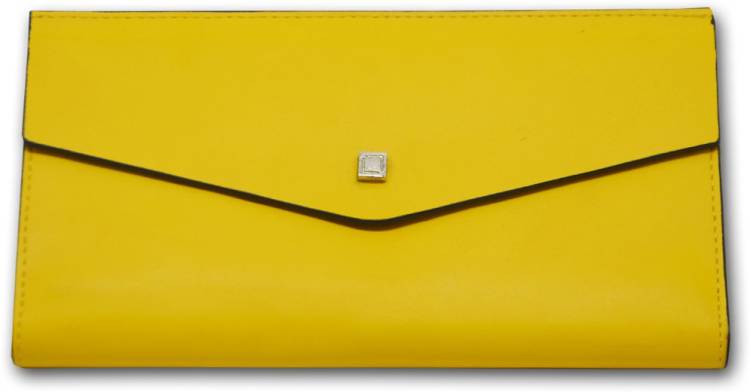 Casual Yellow  Clutch Price in India