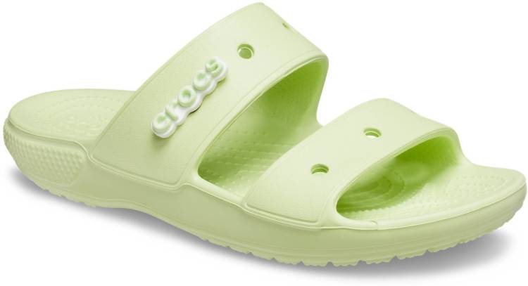 Women Classic Crocs Sandal Cel Green Flats Sandal Price in India