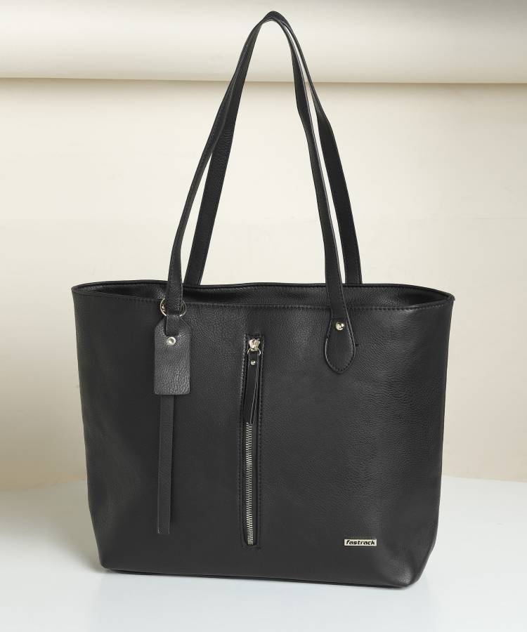 Women Black Shoulder Bag - Regular Size Price in India