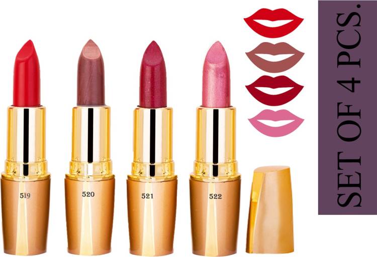 G4U -good for you-HD shine lipstick set A10 Price in India