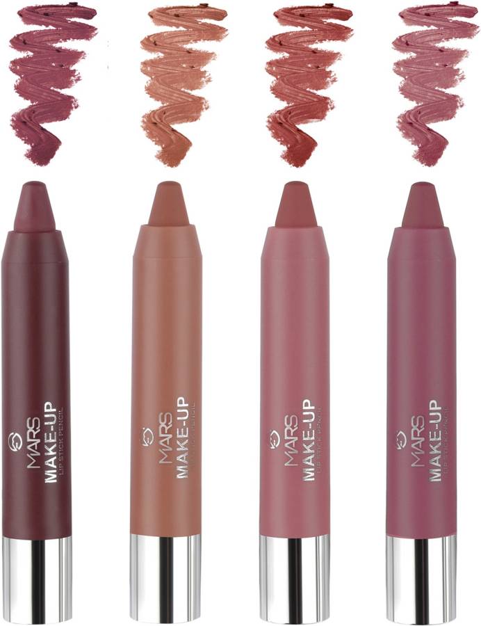 MARS HD Pigmented Lipstick Pack of 4 Price in India