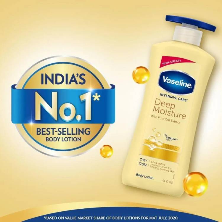 Vaseline Deep Moisture With Pure Oat Extract Lotion 400 ml pack 1 Price in India