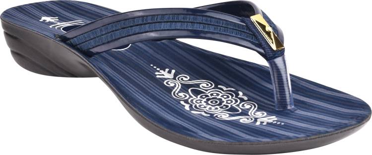 Women New Affordable Range of Stylish Casual Sandals Navy Flats Sandal Price in India