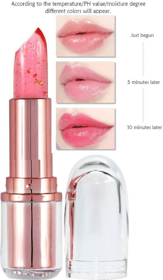 JANOST Magic Change Temperature Mood Lipstick Moisturizer Jelly Flower Lipstick Price in India