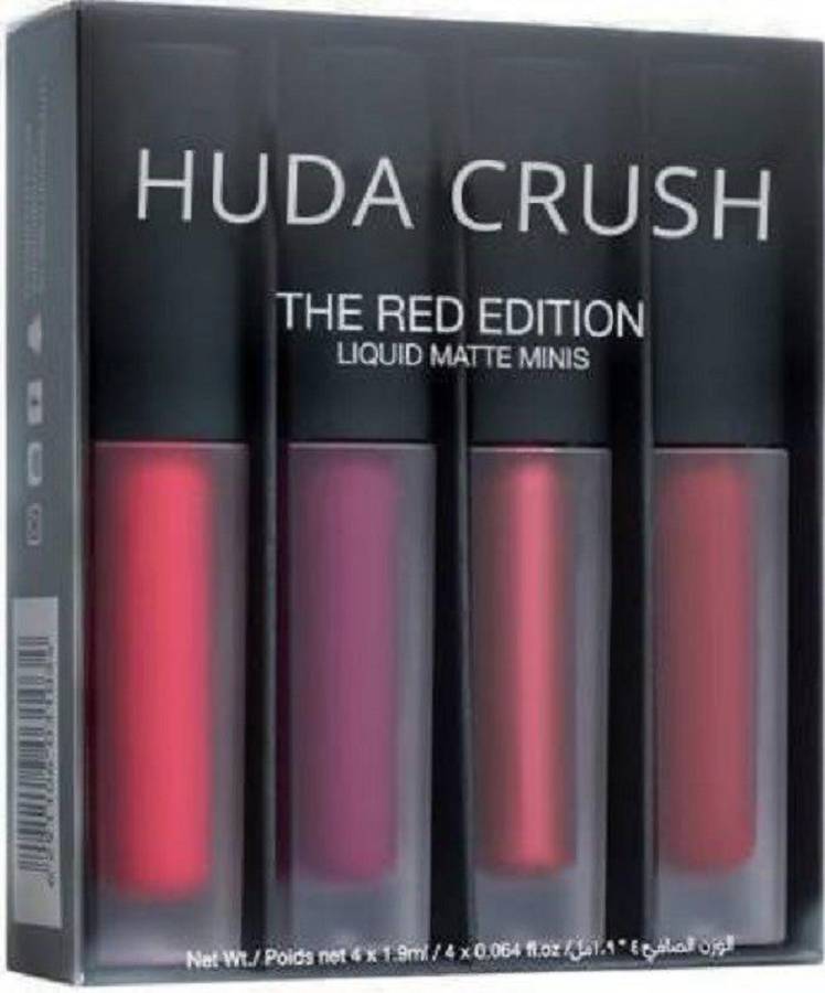 HUDA CRUSH Forever Beauty Matte Me Liquid Lip Lipsticks 4 Piece Price in India