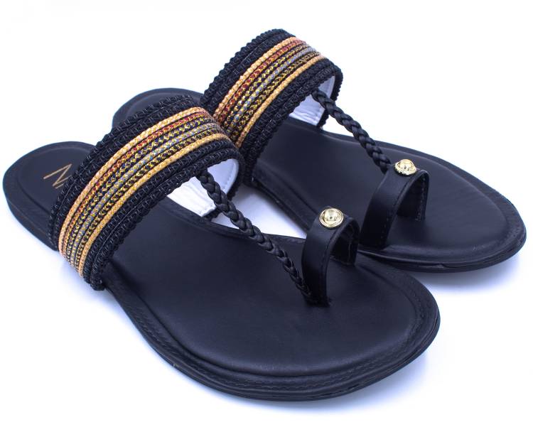 NH2 Women Black Flats Price in India