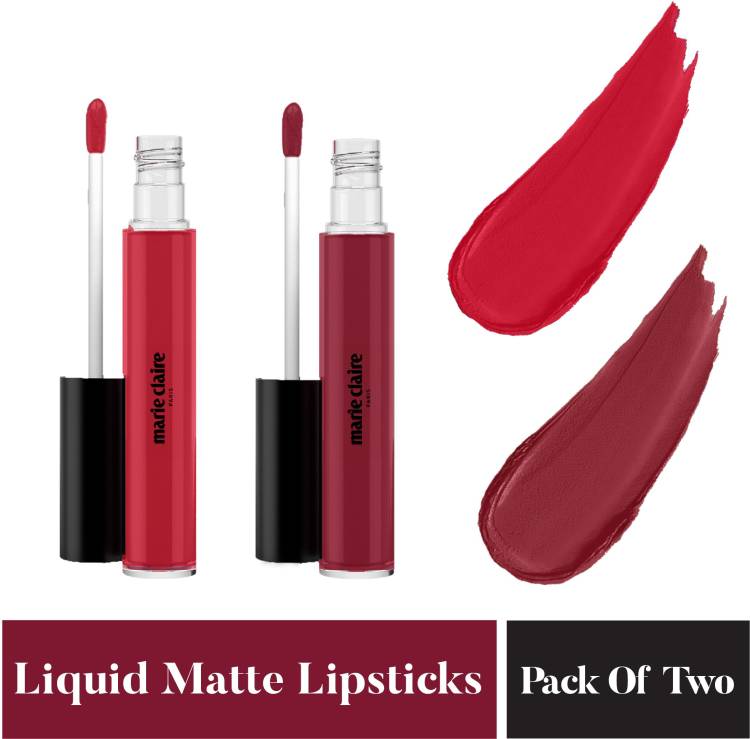 Marie Claire Paris Matte My Match Lipstick with Shea butter & Jojoba Oil Price in India