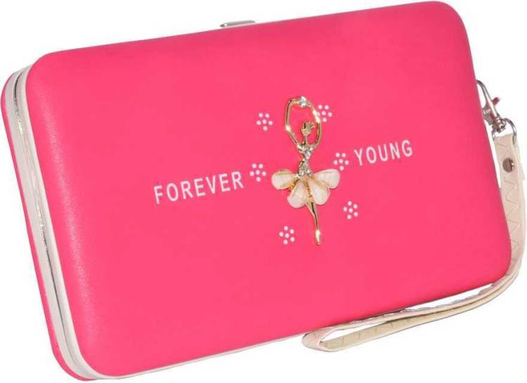 Casual, Formal, Party Pink  Clutch Price in India