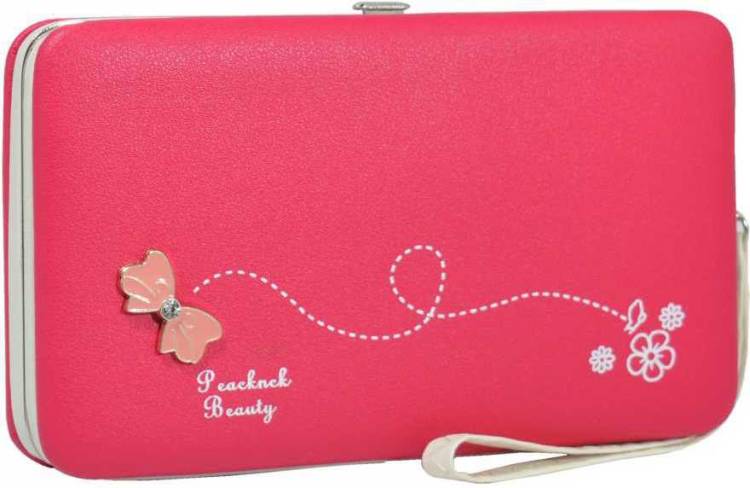 Casual, Formal, Party Pink  Clutch Price in India