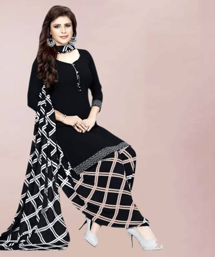 Unstitched Georgette Salwar Suit Material Printed Price in India
