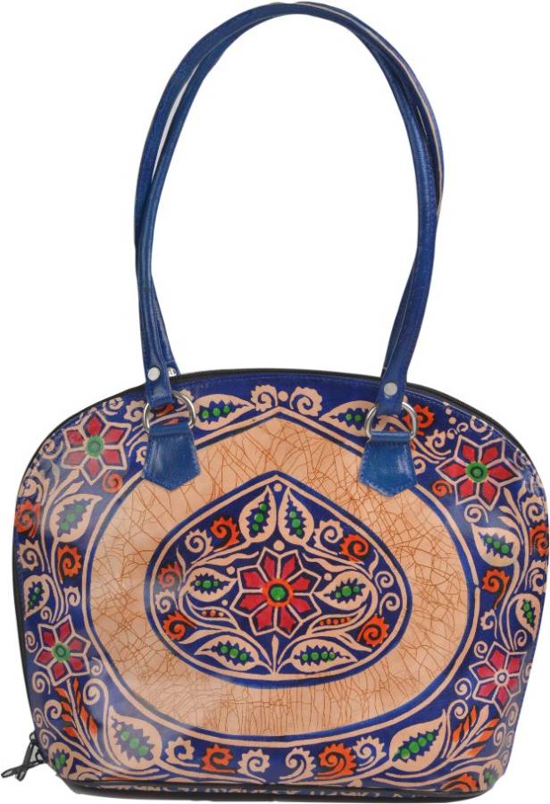 Women Blue, Khaki Shoulder Bag Price in India