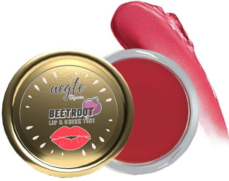 aegte Organics Beetroot Lip and Cheek Tint Balm for Women 15gm Lip Stain Price in India