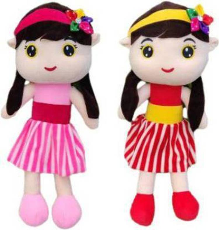 MAURYA Cute Beautiful Sofia Dolls Soft Toy combo of dolls for kids/Girls - 40 cm