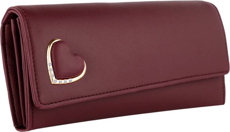 Casual, Party, Formal Maroon  Clutch Price in India