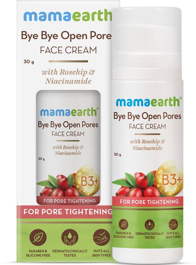 MamaEarth Bye Bye Face Cream, For Pore Tightening with Rosehip & Niacinamide Price in India