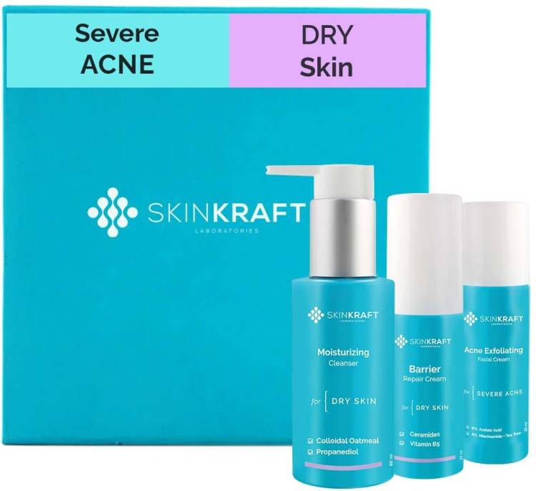 Skinkraft Severe Acne Kit For Dry Skin Price in India