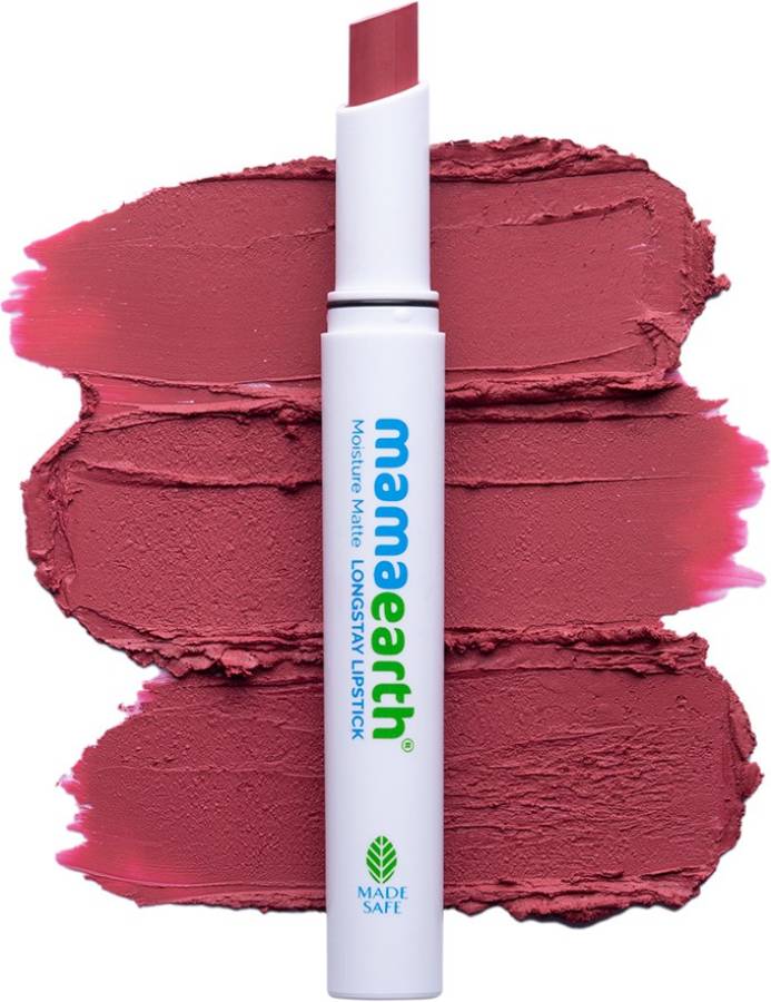 MamaEarth Moisture Matte Longstay Lipstick for 12 Hour Long Stay- Bubblegum Nude Price in India