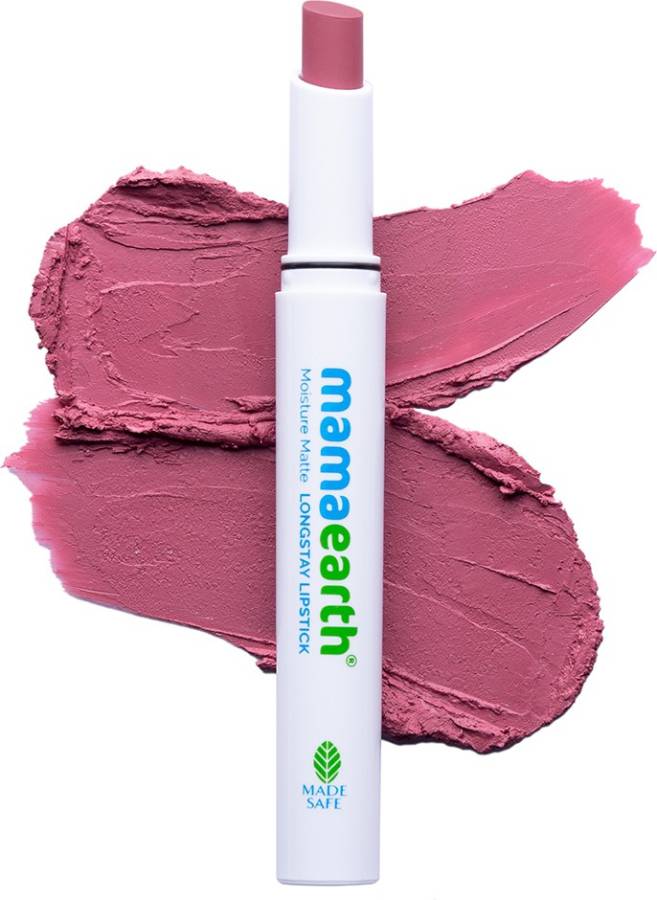 MamaEarth Moisture Matte Longstay Lipstick for 12 Hour Long Stay- Pink Tulip Price in India