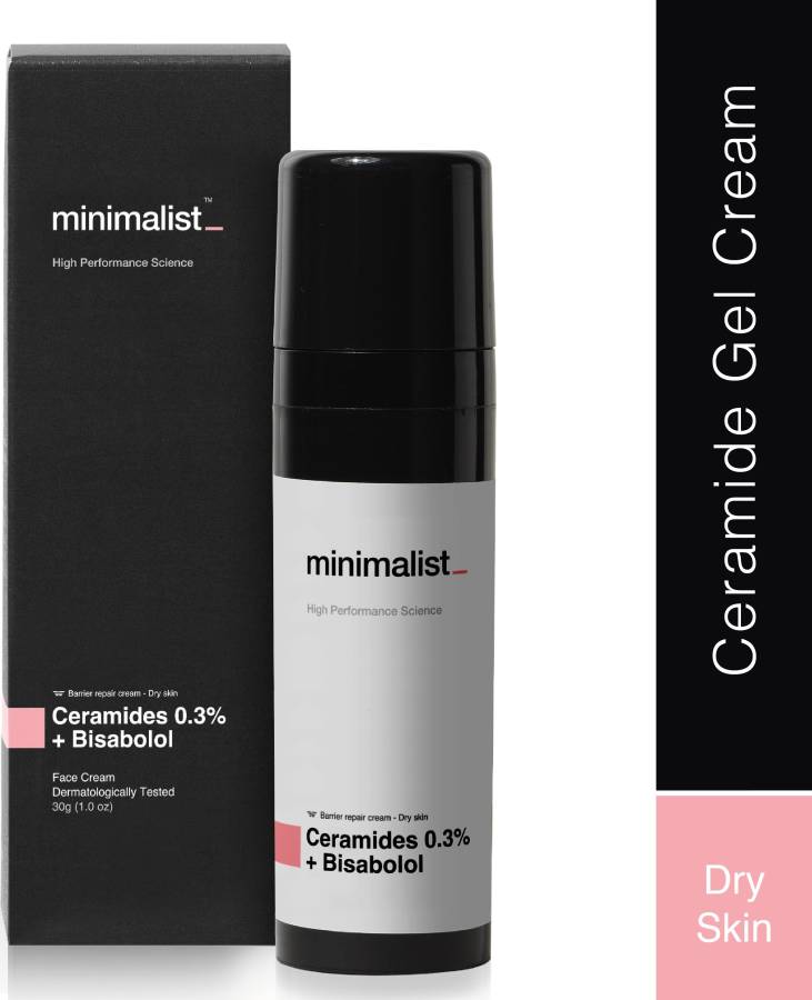 Minimalist 0.3% Ceramide Barrier Repair Moisturizing Cream for Dry Skin with Bisabolol Price in India