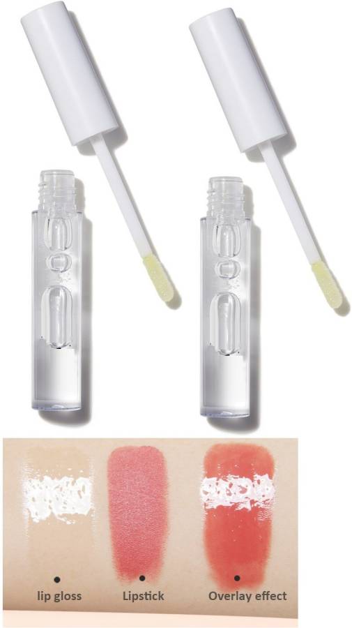 THTC Clear Plumper Fulfiller Moisturizing Lip Gloss Non-sticky Lip Gloss Combo Price in India