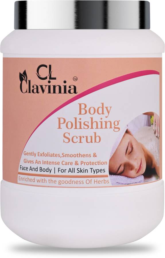 CLAVINIA Body Polishing Scrub 1000 ml Scrub Price in India