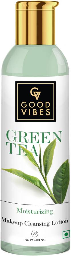 GOOD VIBES Green Tea Makeup Cleansing Lotion Makeup Remover Price in India