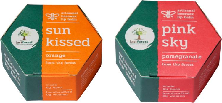 Last Forest Orange & Pomegranate Beeswax Lip Balm Orange, Pomegranate Price in India