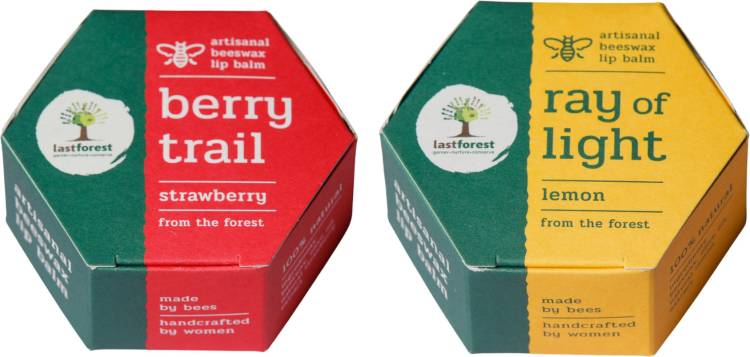 Last Forest Strawberry & Lemon Beeswax Lip Balm Strawberry, Lemon Price in India