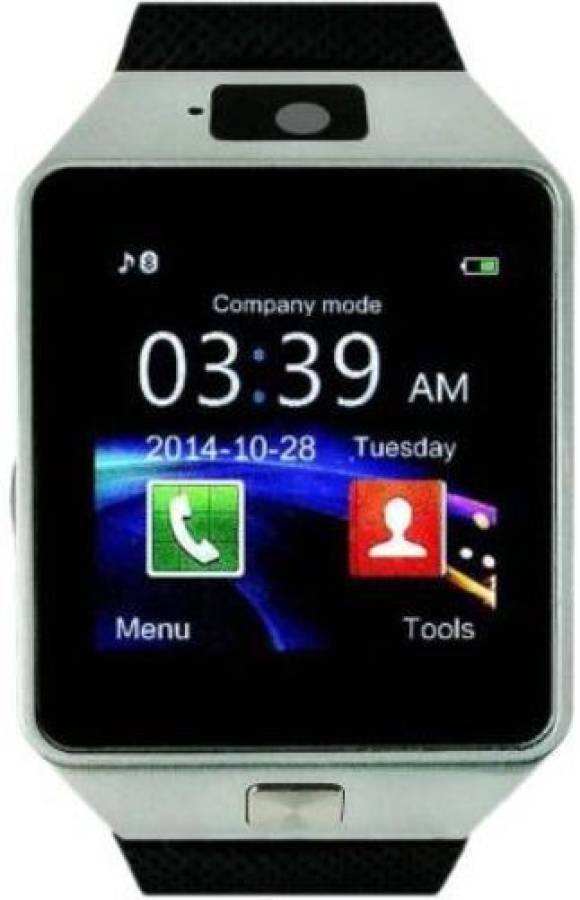 TECHMAZE DZ09 Bluetooth 4G Support Calling Camera Smartwatch sim support T132 Smartwatch Price in India