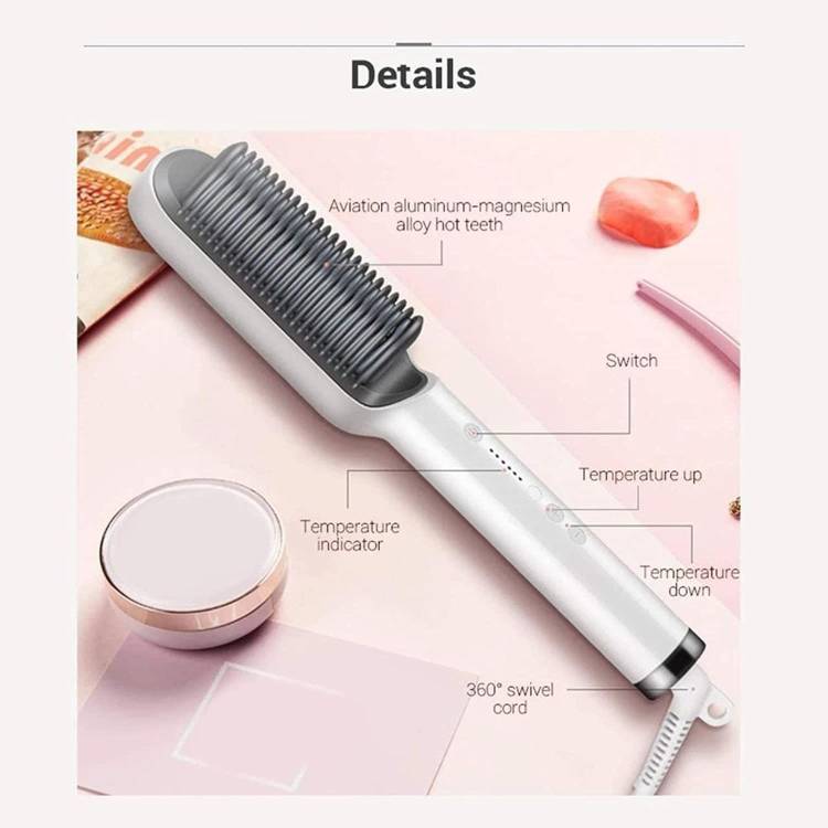 VibeX IX-Hair Curler Brush Hair Comb-943 IVI-45LP-Hair Curler Brush Hair Comb Hair Straightener Brush Price in India