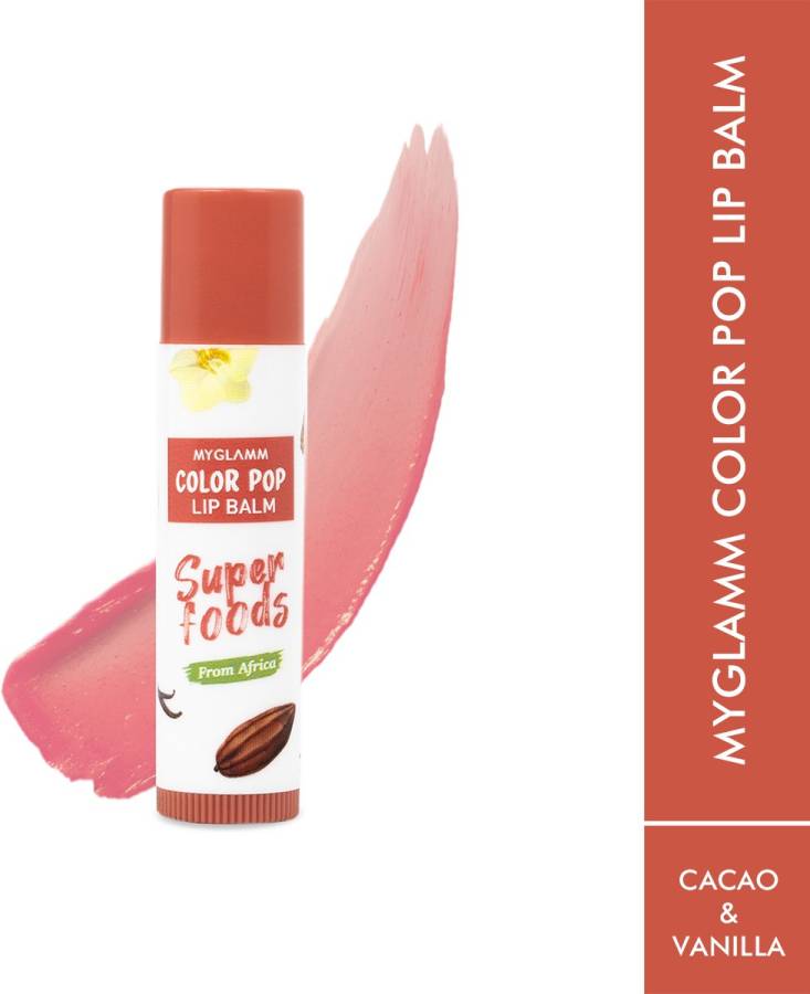 MyGlamm Color Pop Lip Balm-Cacao & Vanilla -4.6gm Cacao & Vanilla Price in India
