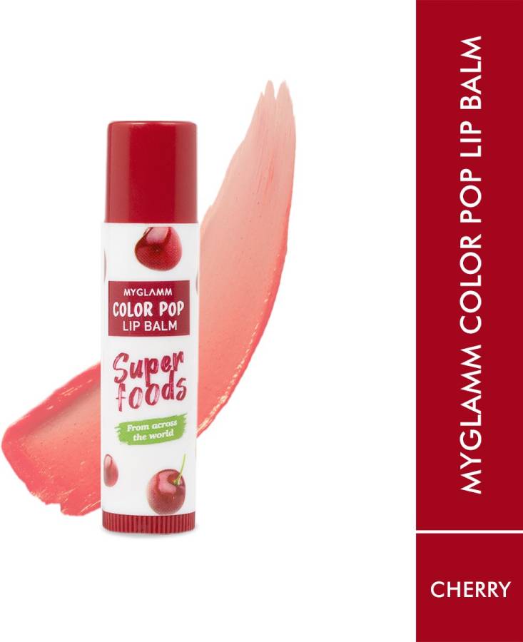MyGlamm Color Pop Lip Balm-Cherry-4.6gm Cherry Price in India